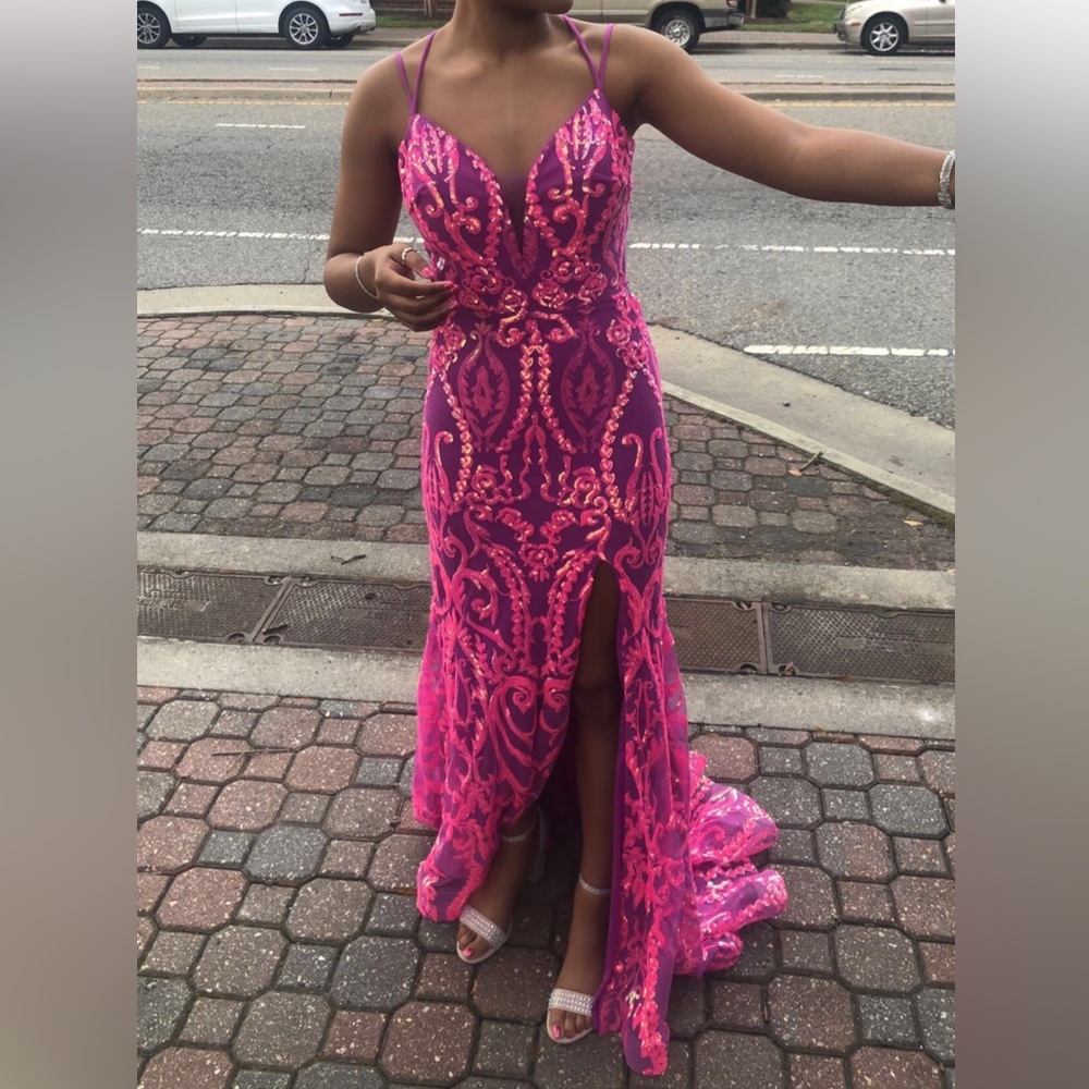 Sequin Gown. View 6